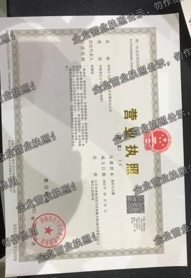 济南小飞鱼体育文化有限责任公司 营业执照图样