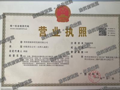 贵阳袋鼠体育发展有限公司